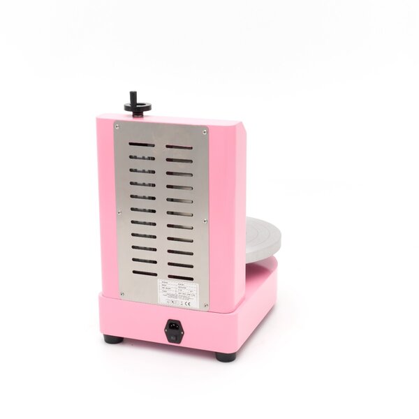 Taartdecoratiemachine | Gecoat Staal | Roze | Instelbare messen | 0.12kW (230V) | 500x370x620(h)mm