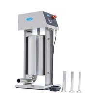 Maxima Automatische worstenvuller | 15 Liter Capaciteit | RVS | Vier vulbuizen | 0.26kW (230V) | 370x330x770(h)mm