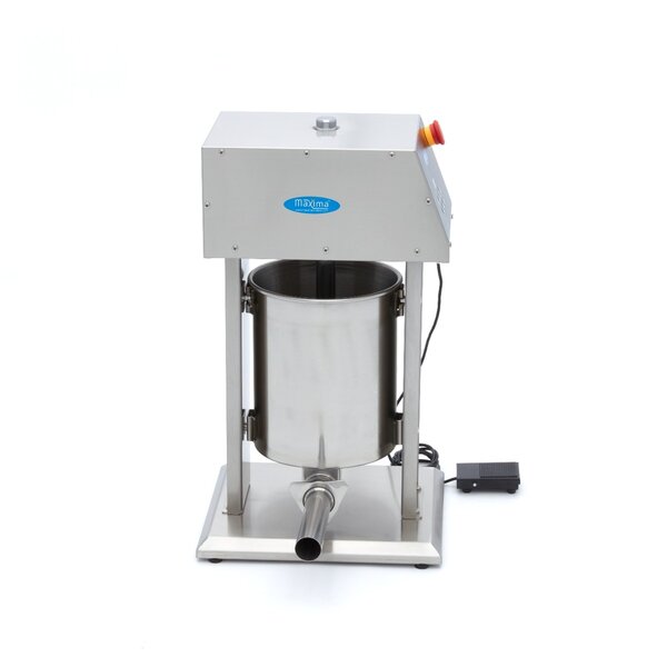 Automatische worstenvuller | 10 Liter Capaciteit | RVS | Vier vulbuizen | 0.26kW (230V) | 370x320x635(h)mm