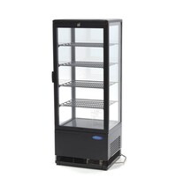 Maxima Koelvitrine | 1 Draaideur | 105 Liter Capaciteit | 4 Roosters | 0.18kW (230V) | 428x386x1110(h)mm 