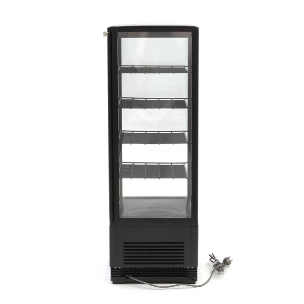 Koelvitrine | 1 Draaideur | 105 Liter Capaciteit | 4 Roosters | 0.18kW (230V) | 428x386x1110(h)mm