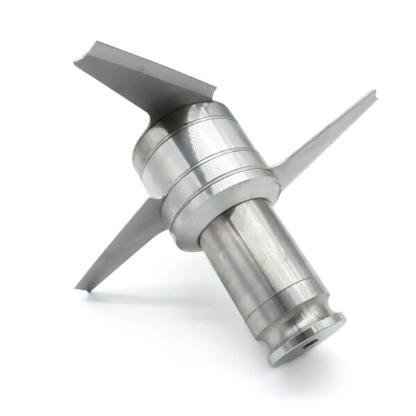 Messenblok | Maxima 50L Cutter | Kruisvormig mes | RVS | Vier gladde messen | 370x370x255(h)mm