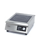 Maxima Inductiekookplaat | RVS | 1 Kookpunt (Ø320mm) | Glazen kookplaat | 5kW (400V) | 402x525x183(h)mm 