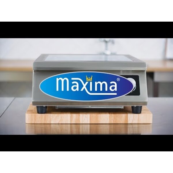 Inductiekookplaat | RVS | 1 Kookpunt (Ø320mm) | Glazen kookplaat | 5kW (400V) | 402x525x183(h)mm