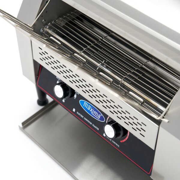 Doorloop Broodrooster | 450 st/u | RVS | Instelbare snelheid | 2.6kW (230V) | 500x740x430(h)mm