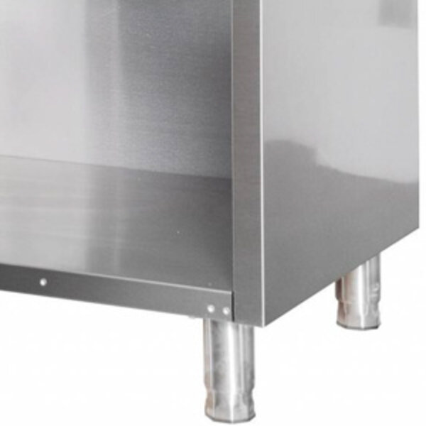 Heavy Duty Onderstel Dubbel | Open RVS onderstel | 800x580x570(h)mm