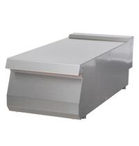 Maxima Premium Werkblad | Volledig rvs | Afgeronde hoeken | Combinatie 900 kooklijn | 400x900x280(h)mm