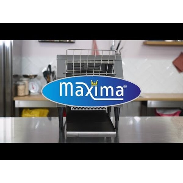 Doorloop Broodrooster | 300 st/u | RVS | RVS ontwerp | 2.2kW (230V) | 400x740x430(h)mm