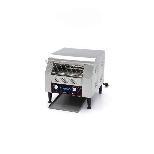 Doorloop Broodrooster | 300 st/u | RVS | RVS ontwerp | 2.2kW (230V) | 400x740x430(h)mm