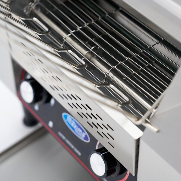 Doorloop Broodrooster | 300 st/u | RVS | RVS ontwerp | 2.2kW (230V) | 400x740x430(h)mm