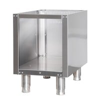 Maxima Premium Onderstel Enkel Open | RVS uitvoering | Extra opbergruimte | 400x743x570(h)mm 