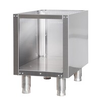 Maxima Premium Onderstel Enkel Open | RVS uitvoering | Extra opbergruimte | 400x743x570(h)mm