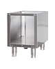 Maxima Premium Onderstel Enkel Open | RVS uitvoering | Extra opbergruimte | 400x743x570(h)mm 