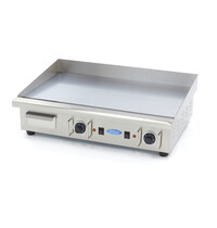 Maxima Elektrische grillplaat | 50–300°C | RVS | Chromen spiegelafwerking | 4.4kW (400V) | 735x525x240(h)mm