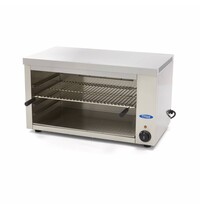 Maxima Salamander Grill | RVS rooster verstelbaar | Temperatuurindicator | Oneindig schakelaar | 3.6kW (230V) | 800x450x470(h)mm