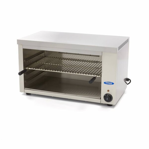 Salamander Grill | RVS rooster verstelbaar | Temperatuurindicator | Oneindig schakelaar | 3.6kW (230V) | 800x450x470(h)mm