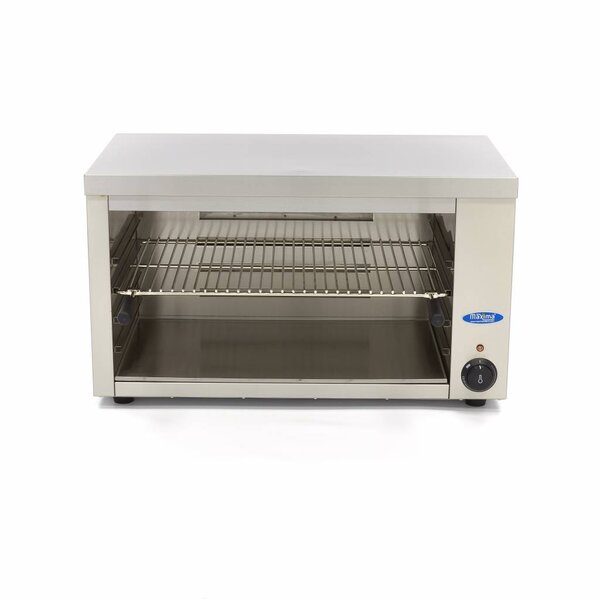 Salamander Grill | RVS rooster verstelbaar | Temperatuurindicator | Oneindig schakelaar | 3.6kW (230V) | 800x450x470(h)mm