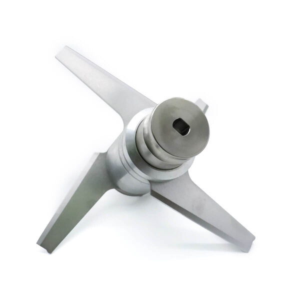 Messenblok | Maxima 30L Cutter | Kruisvormig RVS | Vier gladde messen | 325x325x170(h)mm