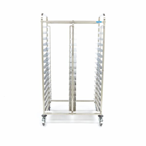 Regaalwagen | RVS constructie | 2x 16 etages | 980x680x1735(h)mm