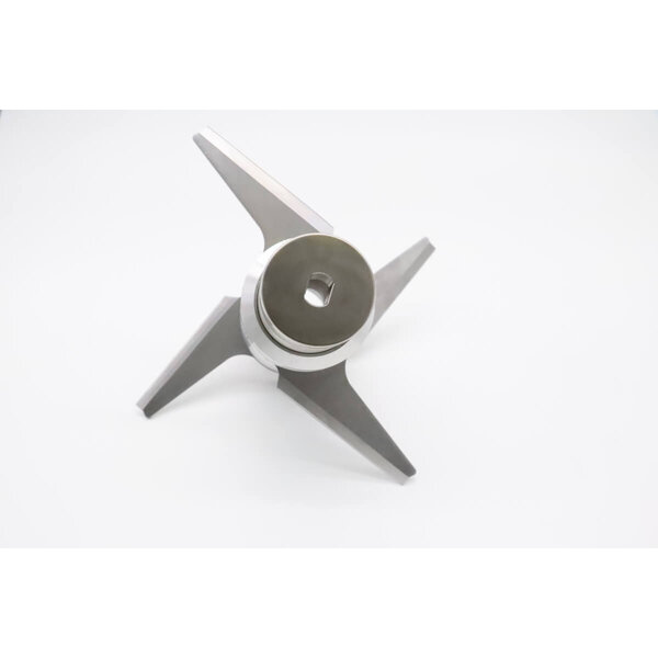 Messenblok | Maxima 20L Cutter | Kruisvormig RVS | Vier gladde messen | 275x275x170(h)mm