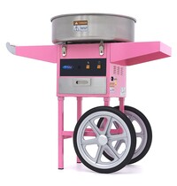 Maxima Suikerspinmachine | RVS | Roze | RVS pan | 1.08kW (230V) | 960x520x880(h)mm