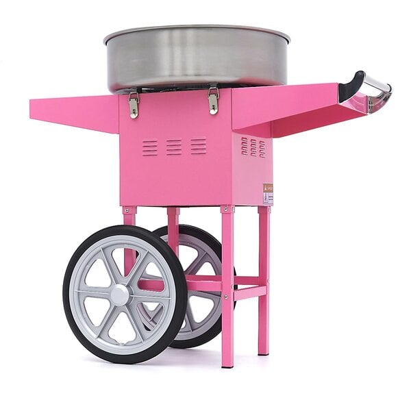 Suikerspinmachine | RVS | Roze | RVS pan | 1.08kW (230V) | 960x520x880(h)mm