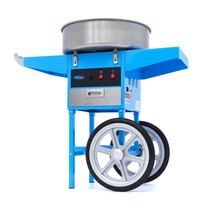 Maxima Suikerspinmachine | RVS | Blauw | RVS pan | 1.08kW (230V) | 960x520x880(h)mm