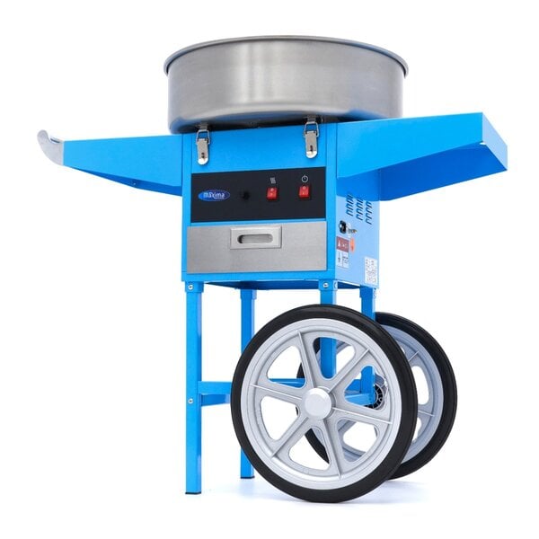 Suikerspinmachine | RVS | Blauw | RVS pan | 1.08kW (230V) | 960x520x880(h)mm