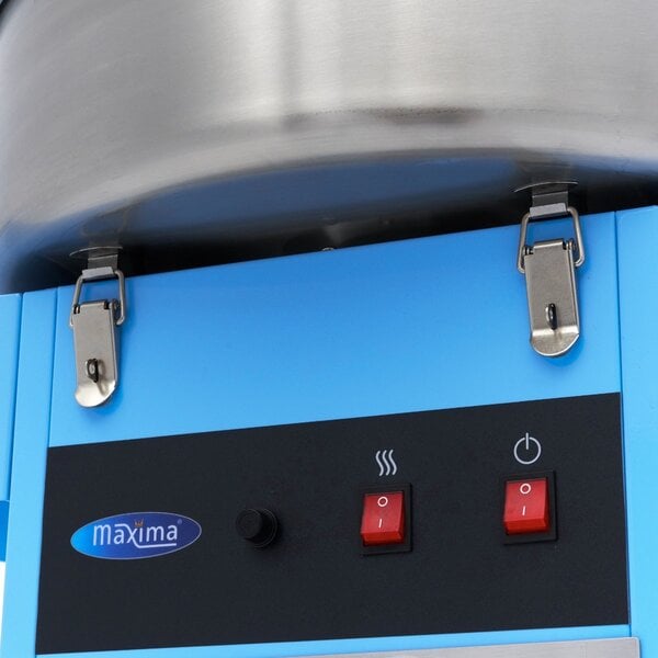 Suikerspinmachine | RVS | Blauw | RVS pan | 1.08kW (230V) | 960x520x880(h)mm