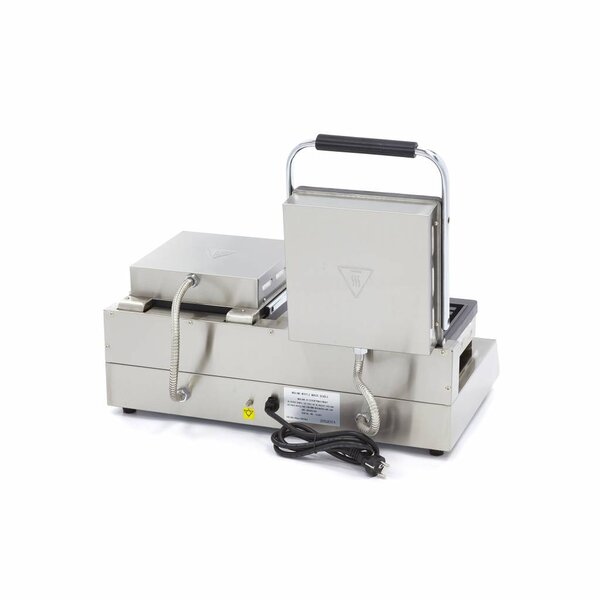 Wafelijzer | 50–300°C | RVS | Vier wafels tegelijk | 3kW (230V) | 630x380x270(h)mm