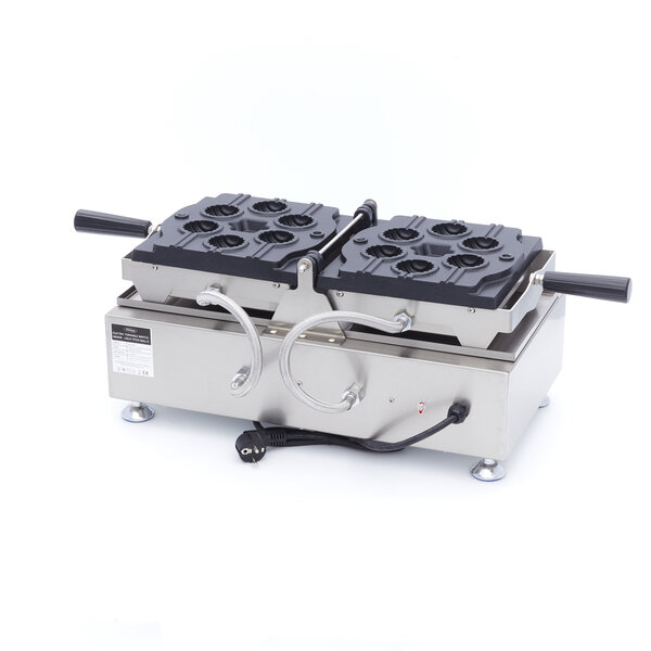 Wafelijzer Cakepops | 50–300°C | RVS | Draaibaar model | 1.2kW (230V) | 780x320x320(h)mm
