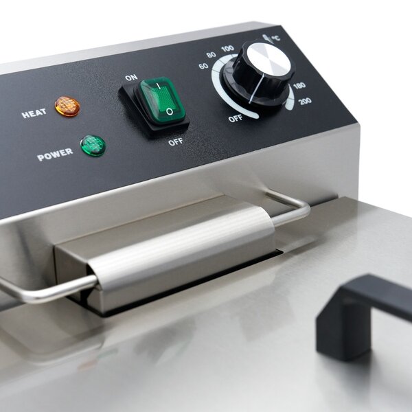 Frituurpan | 60–200°C | RVS | Koude zone | 3kW (230V) | 360x530x910(h)mm