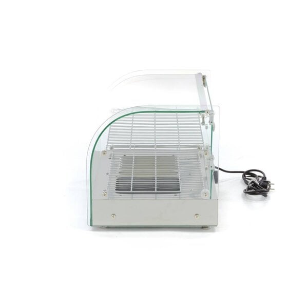 Warmhoudvitrine | 2 Deuren | 48 Liter Capaciteit | 2 Roosters | 0.8kW (230V) | 554x376x376(h)mm