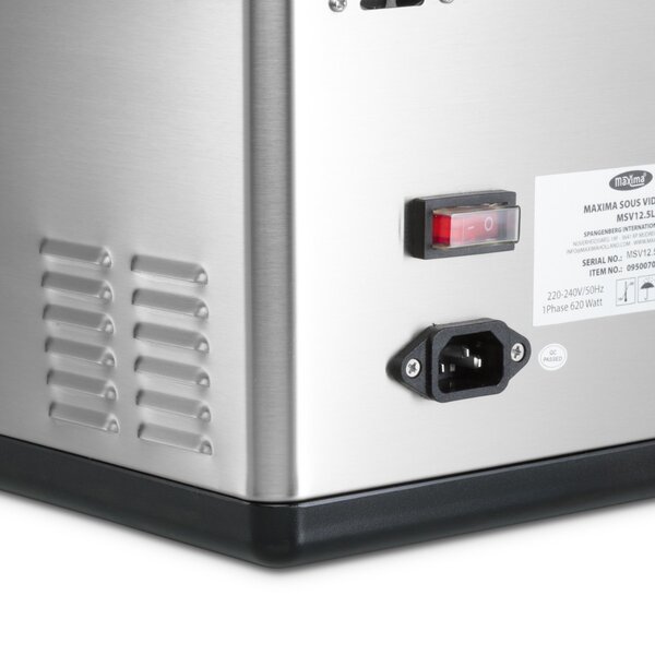Sous Vide | Zeer stil | RVS rekje | Digitale weergave | 0.62kW (230V) | 415x270x285(h)mm
