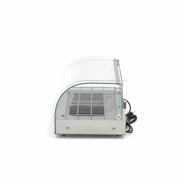 Warmhoudvitrine | 1 Glasdeur | 35 Liter Capaciteit | 1 Roosters | 0.8kW (230V) | 554x376x311(h)mm
