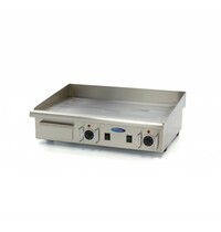 Maxima Elektrische grillplaat | 50–300°C | RVS | Gladde bakplaat | 4.4kW (400V) | 740x520x240(h)mm