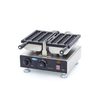 Maxima Wafelijzer Lolly Emoji | 50–300°C | RVS | Draaibaar ontwerp | 1.56kW (230V) | 305x340x285(h)mm
