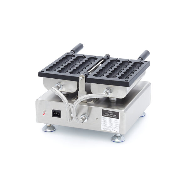 Wafelijzer Lolly Emoji | 50–300°C | RVS | Draaibaar ontwerp | 1.56kW (230V) | 305x340x285(h)mm