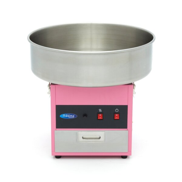 Suikerspinmachine | RVS | Roze | RVS pan | 1.08kW (230V) | Ø520x480(h)mm