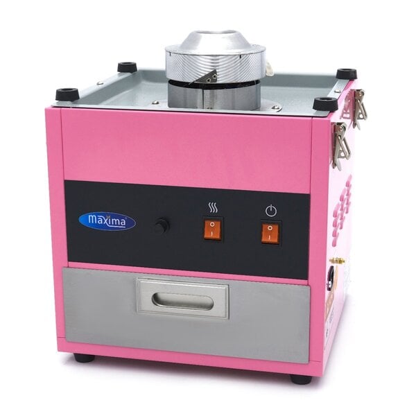 Suikerspinmachine | RVS | Roze | RVS pan | 1.08kW (230V) | Ø520x480(h)mm