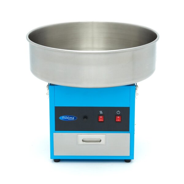 Suikerspinmachine | RVS | Blauw | RVS pan | 1.08kW (230V) | Ø520x480(h)mm