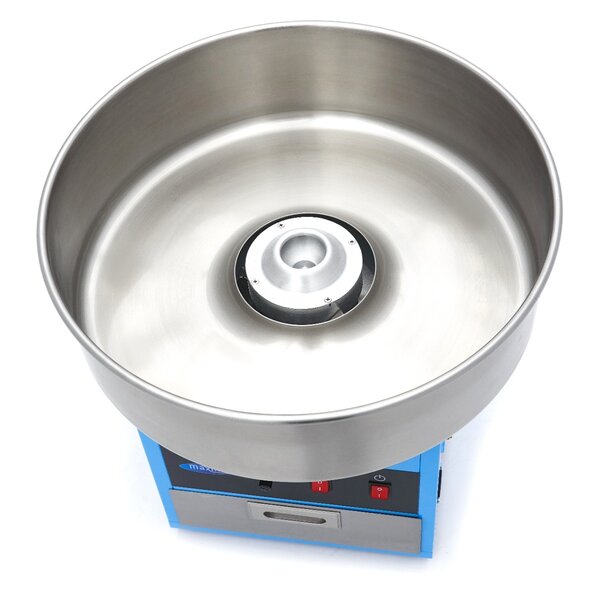 Suikerspinmachine | RVS | Blauw | RVS pan | 1.08kW (230V) | Ø520x480(h)mm