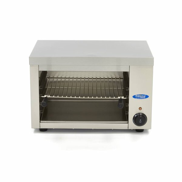 Salamander Grill | RVS rooster verstelbaar | Temperatuurindicator | Oneindig schakelaar | 2.2kW (230V) | 580x390x390(h)mm