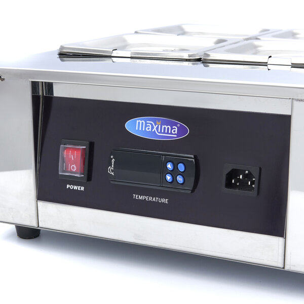 Chocoladesmelter | 1/6 GN | 6 GN Bakken | 30–100°C | 1.5kW (230V) | 410x670x170(h)mm