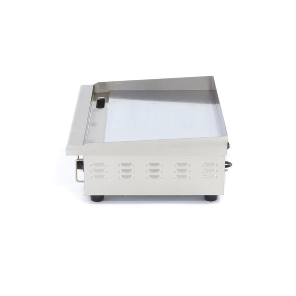 Elektrische grillplaat | 50–300°C | RVS | Gladde chromen bakplaat | 3kW (230V) | 555x475x220(h)mm