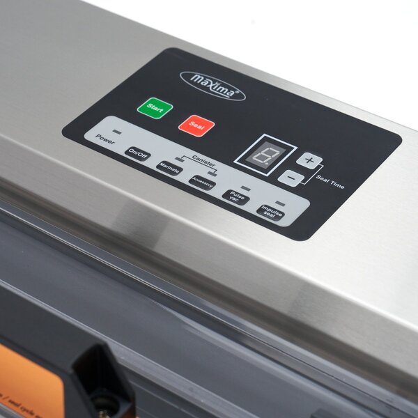 Vacuum Sealer | RVS/Kunststof | Volledig automatisch | Pulseerfunctie | 0.55kW (230V) | 490x260x127(h)mm