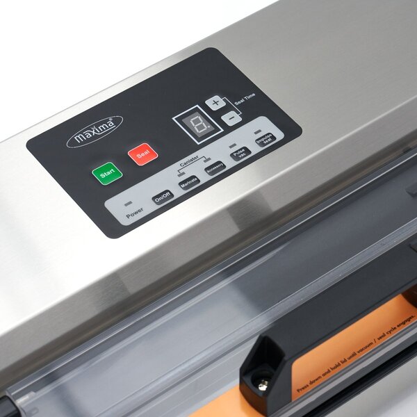 Vacuum Sealer | RVS/Kunststof | Volledig automatisch | Pulseerfunctie | 0.55kW (230V) | 490x260x127(h)mm
