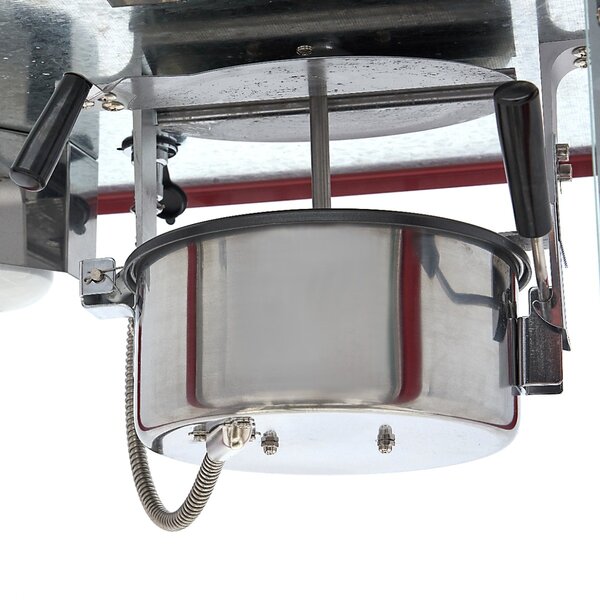 Popcorn Machine | 2 Draaideuren | Gecoat Staal/Glas | Rood | 1.38kW (230V) | 560x420x760(h)mm