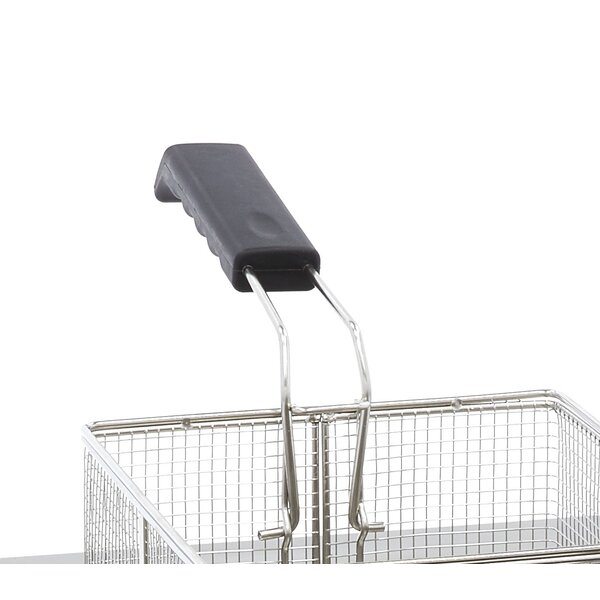 Dubbele horeca friteuse | RVS | RVS behuizing | Instelbare thermostaat | 5kW (230V) | 500x380x310(h)mm