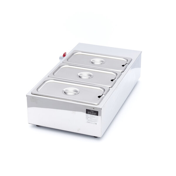 Chocoladesmelter | 1/3 GN | 3 GN Bakken | 30–100°C | 1.5kW (230V) | 410x670x170(h)mm